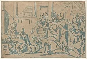 The Adoration of the Magi by Niccolò Vicentino|Parmigianino (Girolamo Francesco Maria Mazzola)|Andrea Andreani