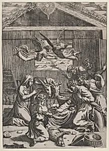 The Adoration of the Shepherds by Marcantonio Raimondi|Raphael (Raffaello Sanzio or Santi)|Giulio Romano