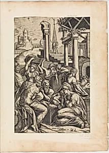 The Adoration of the Shepherds by Pieter van der Heyden