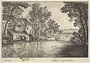 The Angler by Pieter Bruegel the Elder|Wenceslaus Hollar