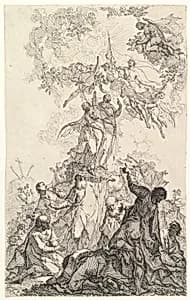 The Ascension of Christ by Johann Ignatz Zimbal
