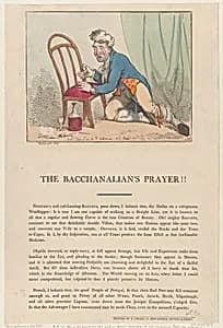 The Bacchanalian's Prayer!! by Edward Spragg|Thomas Rowlandson|George Murgatroyd Woodward