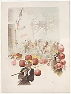 The balloon seller by Henri Patrice Dillon