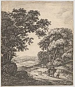 The Banishment of Hagar by Anthonie Waterloo