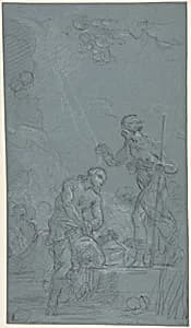 The Baptism of Christ by Noël Hallé