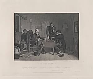 The Card Players by American Art Union, New York|Richard Caton Woodville|Charles Burt|J. Dalton