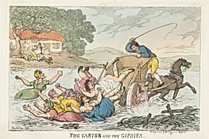 The Carter and the Gipsies by Thomas Rowlandson|Thomas Tegg