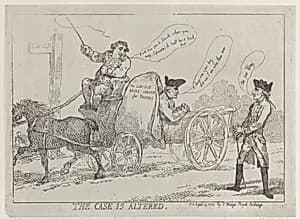 The Case Is Altered by J. Hedges|Sir Cecil Wray|Charles James Fox|Samuel Hood, 1st Viscount Hood|Thomas Rowlandson