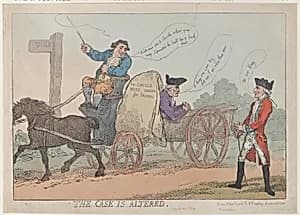 The Case Is Altered by William Humphrey|Charles James Fox|Samuel Hood, 1st Viscount Hood|Thomas Rowlandson|Sir Cecil Wray