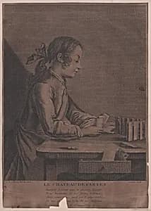 The Castle of Cards by Pierre Alexandre Aveline|Jean Siméon Chardin