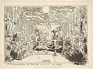 The Charmers of the Age by George Desnoyer|Barbara Campanini, "La Barbarina"|Richard Livesay|William Hogarth