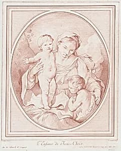The Childhood of Jesus Christ by Charles Joseph Natoire|Louis Marin Bonnet
