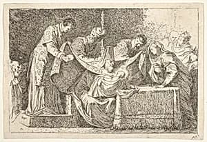 The Circumcision by Jacopo Tintoretto (Jacopo Robusti)|Jean Honoré Fragonard