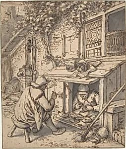 The Cobbler by Adriaen van Ostade