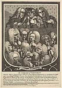 The Company of Undertakers by William Hogarth