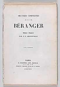 The Complete Works of Béranger by Fournier & Perrotin|Anonymous, French, 19th century