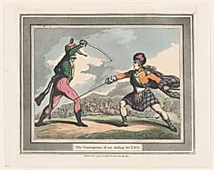 The Consequence of not shifting the LEG by Henry Angelo|Thomas Rowlandson