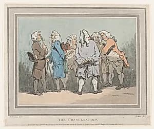 The Consultation by Samuel Alken|Thomas Rowlandson