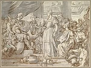 The Continence of Scipio by Francesco Solimena