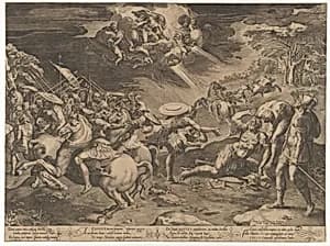The Conversion of Saint Paul by Cornelis Cort|Giulio Clovio
