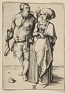 The Cook and His Wife by Albrecht Dürer