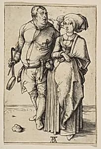 The Cook and His Wife by Albrecht Dürer
