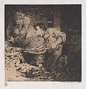 The Counterfeiters by Charles Jacque|Auguste Delâtre