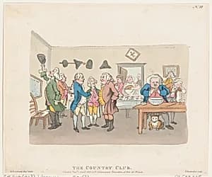 The Country Club by Thomas Rowlandson|Rudolph Ackermann, London|Henry William Bunbury