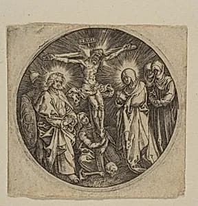 The Crucifixion (Round) by Albrecht Dürer|Anonymous, German, 16th century
