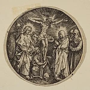 The Crucifixion (Round) (copy) by Albrecht Dürer
