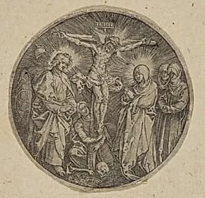 The Crucifixion (Round) (copy) by Albrecht Dürer