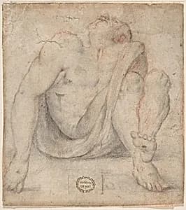 The Dead Christ by Anonymous, Italian, Roman-Bolognese, 17th century