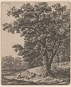 The Death of Adonis by Anthonie Waterloo