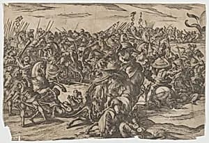 The Death of Camilla by Antonio Tempesta