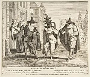 The Death of Maitre Andre by Claude Gillot|Jacques Gabriel Huquier