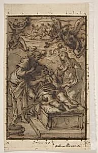 The Death of Saint Joseph by Niccolò Ricciolini
