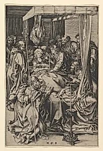 The Death of the Virgin by Martin Schongauer