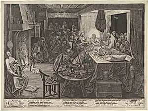 The Death of the Virgin by Pieter Bruegel the Elder|Philips Galle
