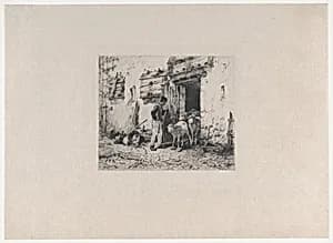The Departure of the Flock by Alfred Cadart|Félix Brissot de Warville