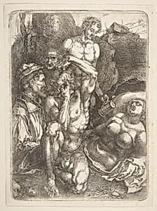 The Desperate Man by Albrecht Dürer