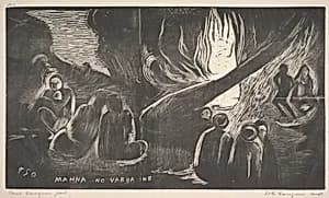 The Devil Speaks by Paul Gauguin