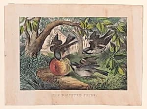 The Disputed Prize by Currier & Ives