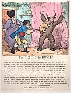 The Dog & The Devil by Thomas Rowlandson|George Murgatroyd Woodward|Thomas Tegg