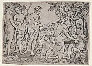 The Dream of Paris by Georg Pencz