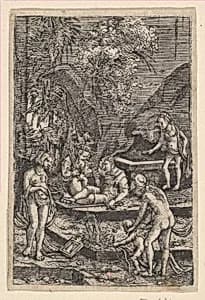 The Dream of Paris by Albrecht Altdorfer