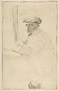 The Engraver Joseph Tourny by Edgar Degas|Joseph-Gabriel Tourny