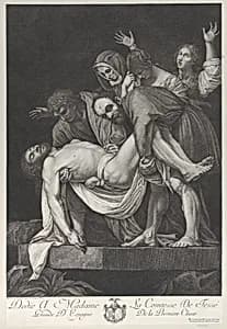 The Entombment by Caravaggio (Michelangelo Merisi)|Tommaso Piroli