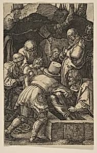 The Entombment, from "The Passion" by Albrecht Dürer