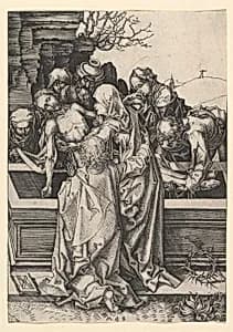 The Entombment of Christ by Martin Schongauer