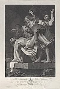 The Entombment of Christ by Caravaggio (Michelangelo Merisi)|Ignazio Bonajuti